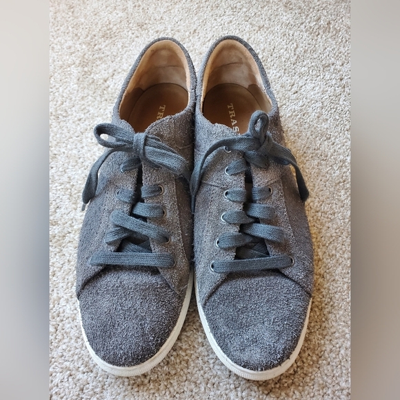 Trask Womens Gray Suede Sneakers. Size 10 - Picture 2 of 8